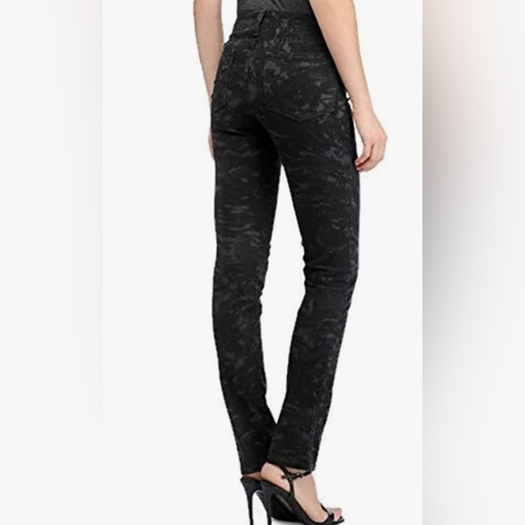 NEW NWT NYDJ Jeans Sheri Black Gray Granite Marble - Picture 3 of 6
